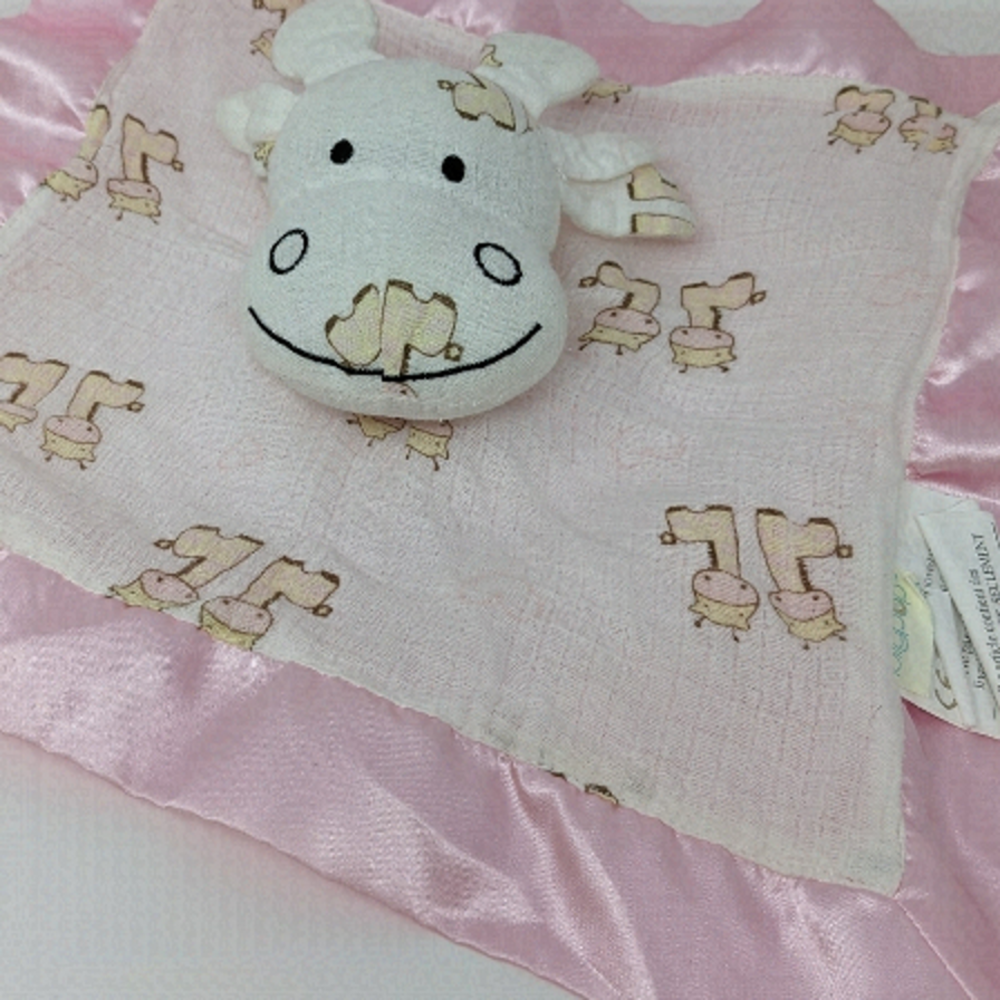 GIRAFFE Lovey Lollipop Pink Satin White